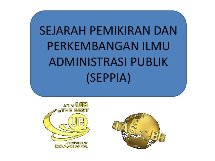 sejarah perkembangan administrasi publik