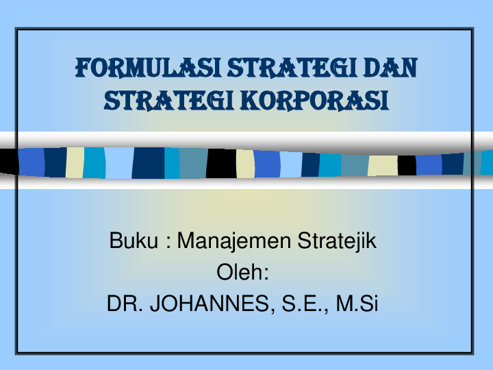 strategi korporasi dan contohnya terbaru