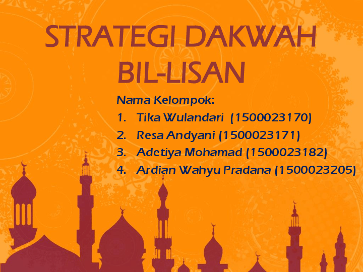 strategi dakwah khulafaur rasyidin