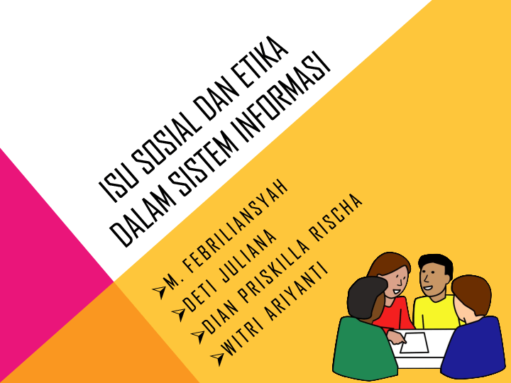 Isu sosial dan etika dalam sistem informasi