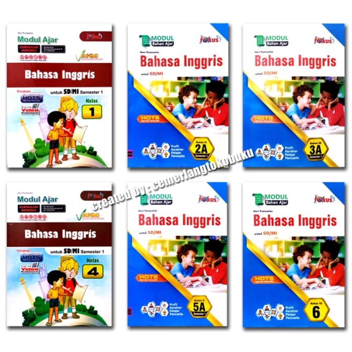 modul bahasa inggris kelas 3 sd terbaru