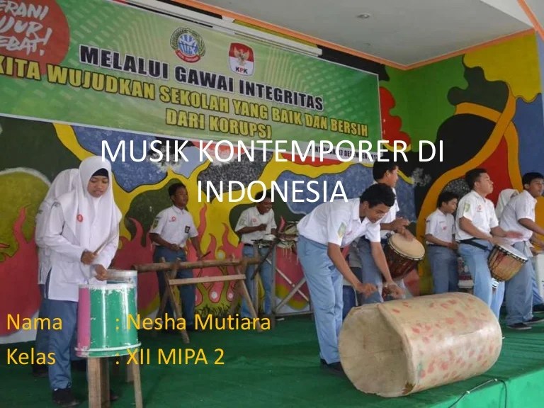 Perkembangan musik kontemporer di indonesia