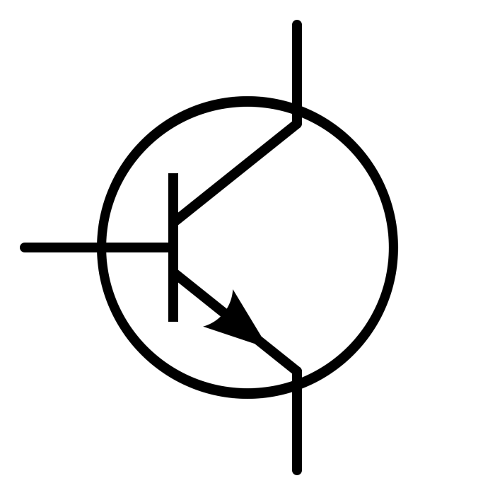 simbol transistor npn dan pnp