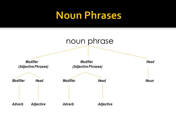 noun phrase adalah dan contohnya