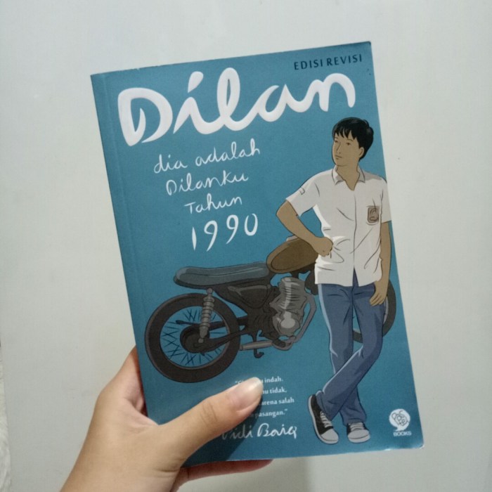 kekurangan novel dilan 1990