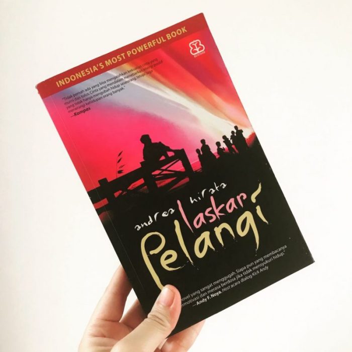 saran novel laskar pelangi terbaru