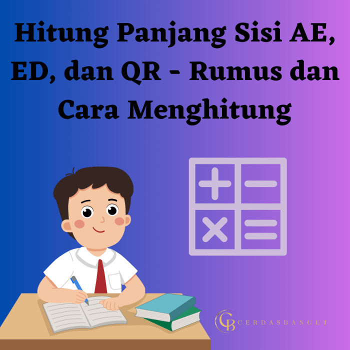 hitunglah panjang sisi ae ed dan qr terbaru