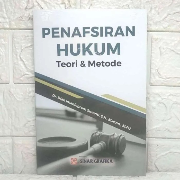 penafsiran hukum dan contohnya terbaru