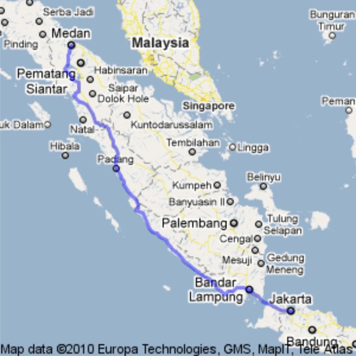 jarak jakarta ke lampung terbaru