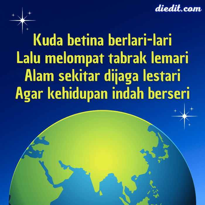 pantun tentang bencana alam