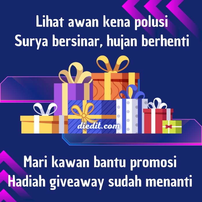 menang giveaway doa agar coba patut