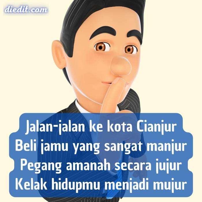 pantun disiplin dan jujur terbaru