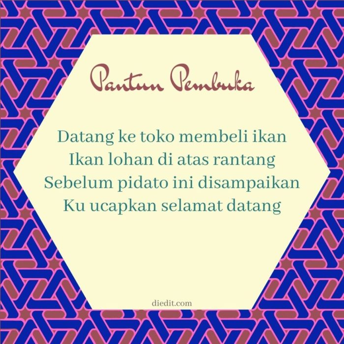 pantun pembuka acara perpisahan terbaru