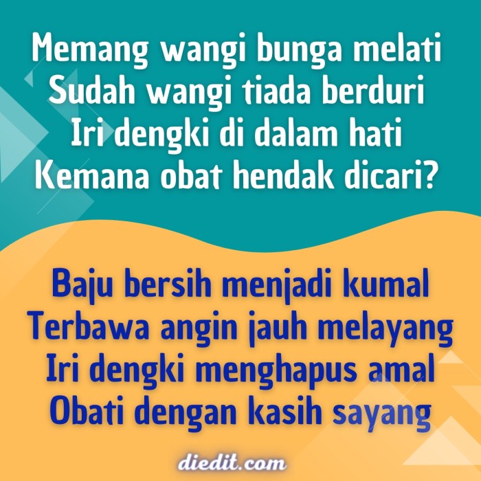 pantun tentang sopan santun terbaru