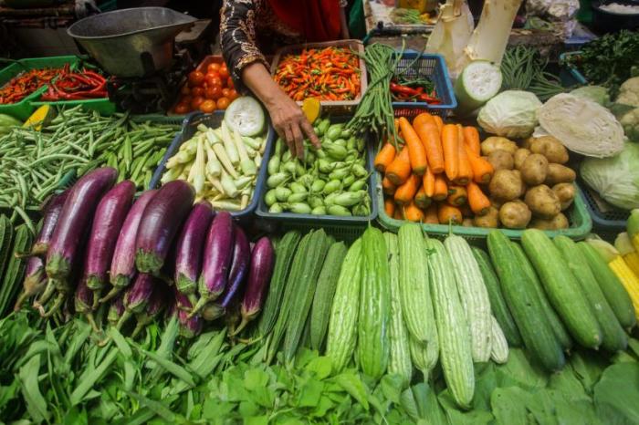 sayuran sayur pajak pasar pengusaha miskin diampuni kalimantan menata kahayan pedagang pemerintah menjadikan