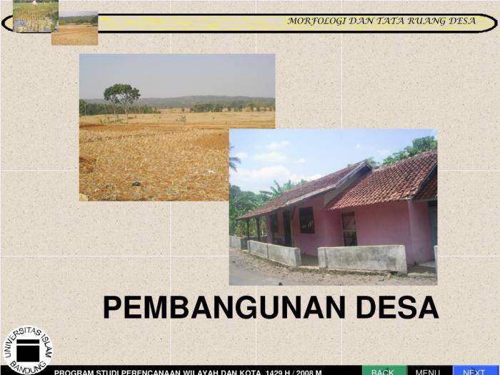 pertanyaan tentang pembangunan desa terbaru