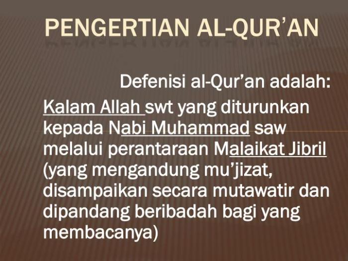 pengertian al quran menurut al farra terbaru