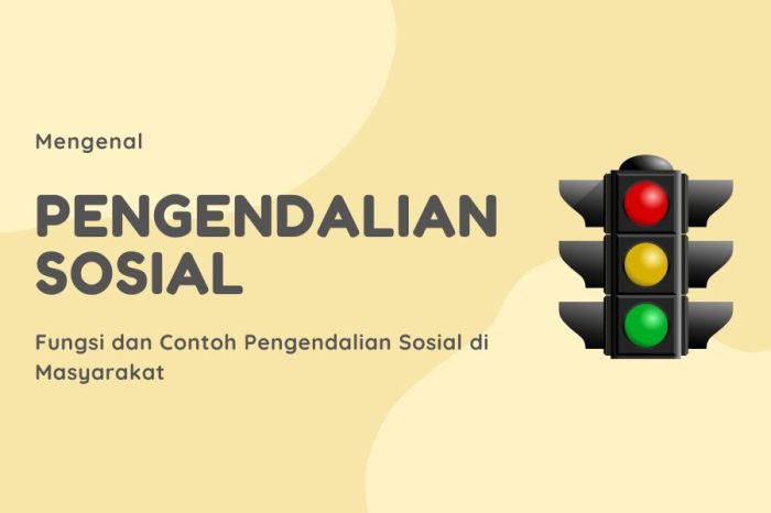 contoh pengendalian sosial gabungan terbaru