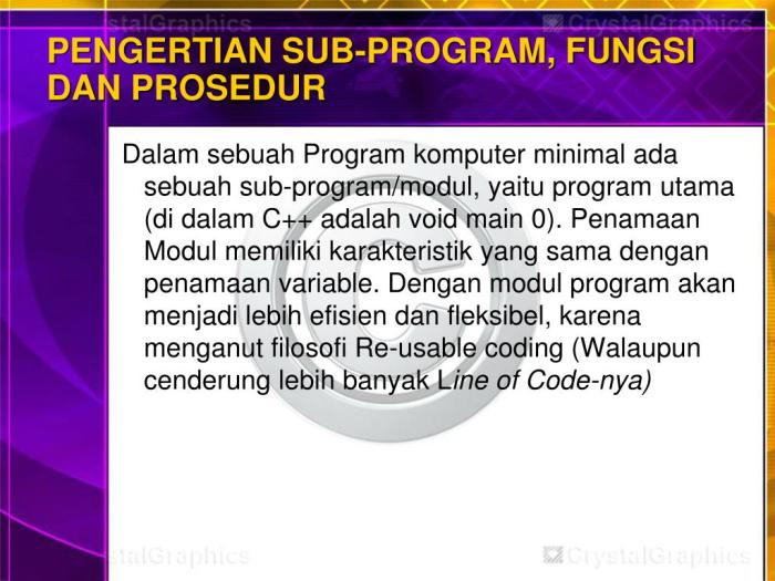 perbedaan fungsi dan prosedur terbaru