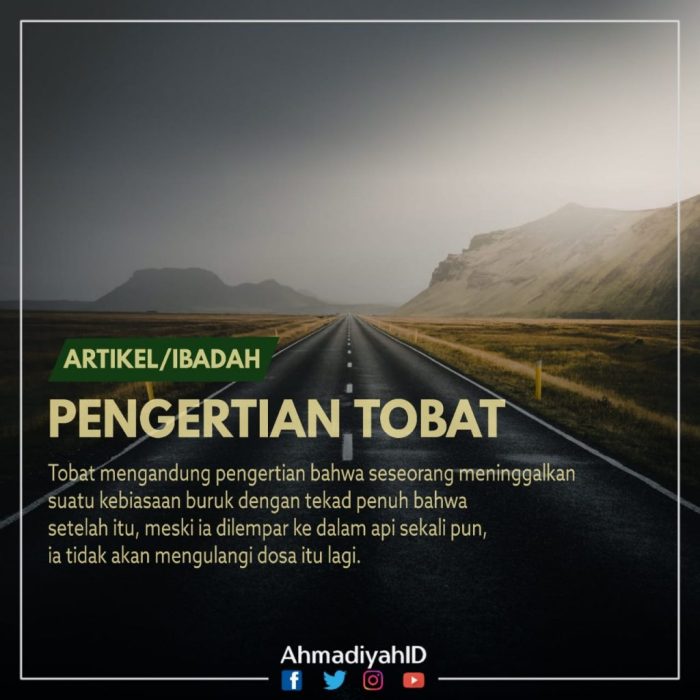 tobat pengertian taubat ahmadiyah