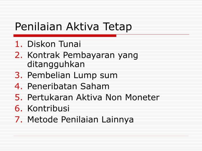 contoh soal aktiva tetap