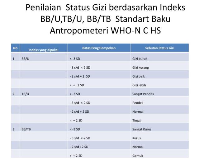 penilaian status gizi secara langsung terbaru