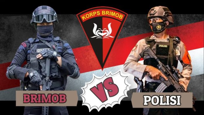 polisi seragam jenis brimob yuk mengenal