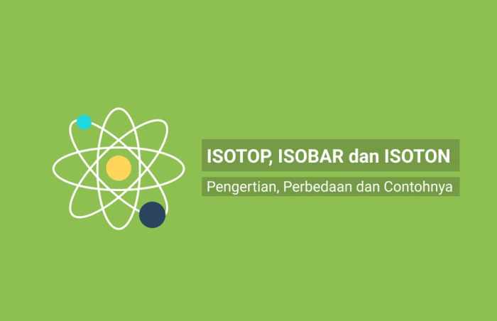 contoh isotop isobar isoton terbaru