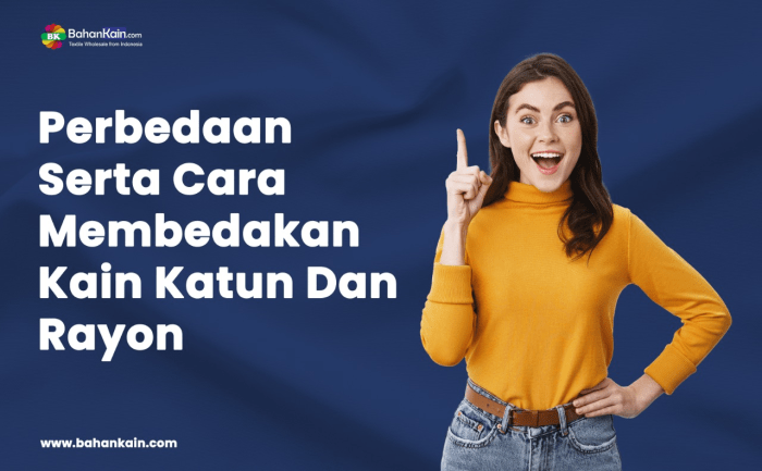 perbedaan katun dan rayon terbaru