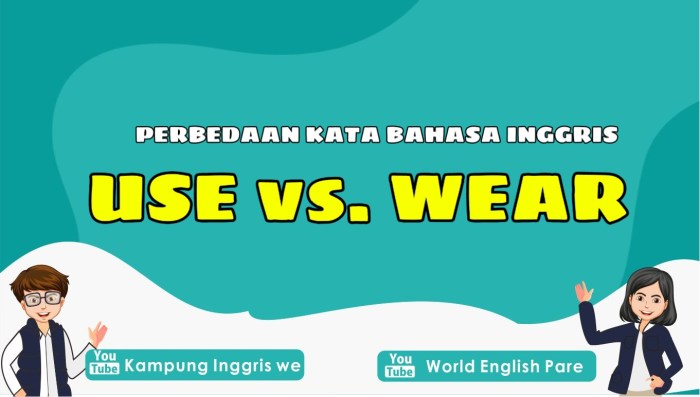 perbedaan wear dan wearing terbaru