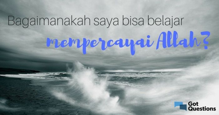 allah kepada percaya