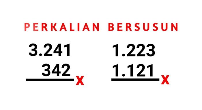 soal perkalian ratusan dan puluhan