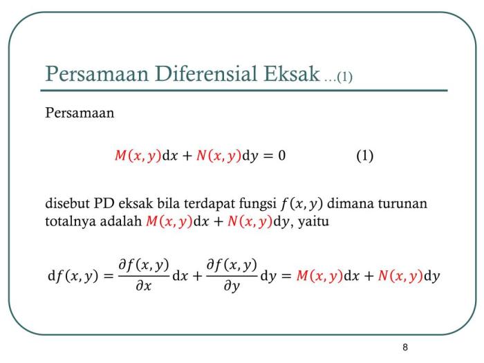 contoh soal persamaan diferensial eksak terbaru