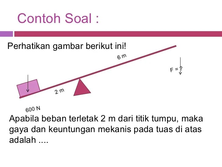 Katrol rumus tetap bergerak keuntungan ganda mekanis jawabannya soal