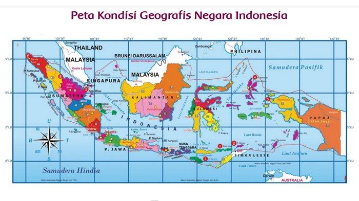 soal letak geografis indonesia terbaru