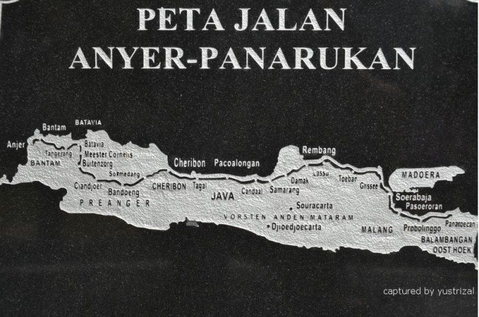 peta jalur anyer panarukan