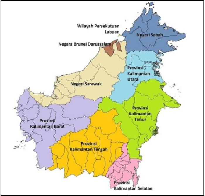 geografis kalimantan utara letak