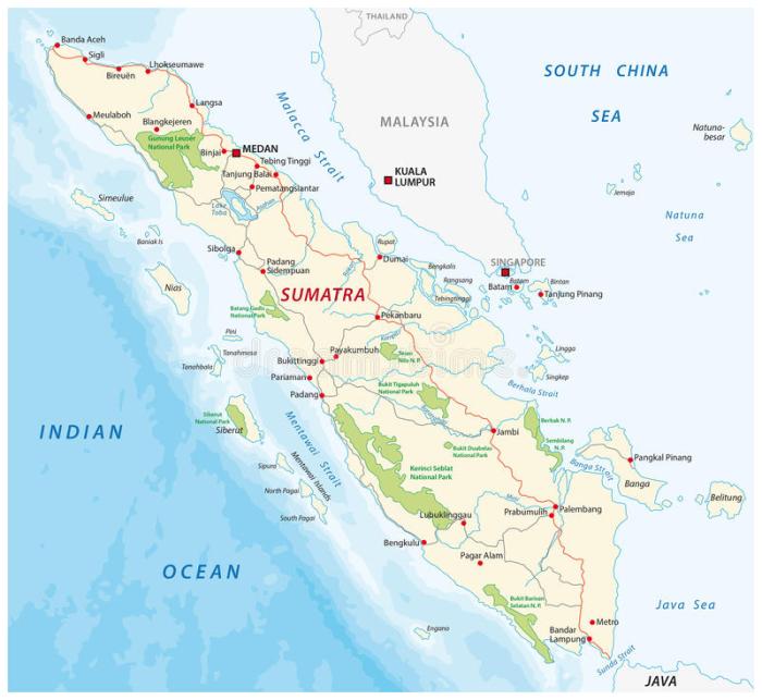 Gambar peta pulau sumatera lengkap dan jelas