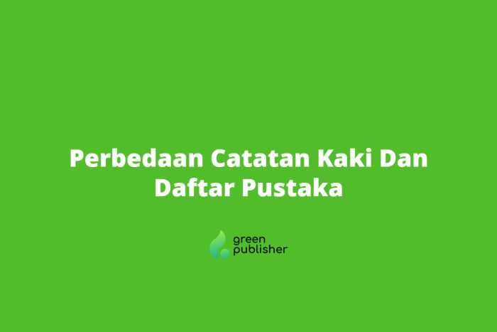 contoh catatan kaki dan daftar pustaka