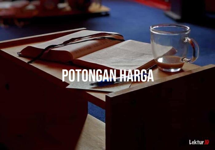 potongan harga bahasa inggris terbaru