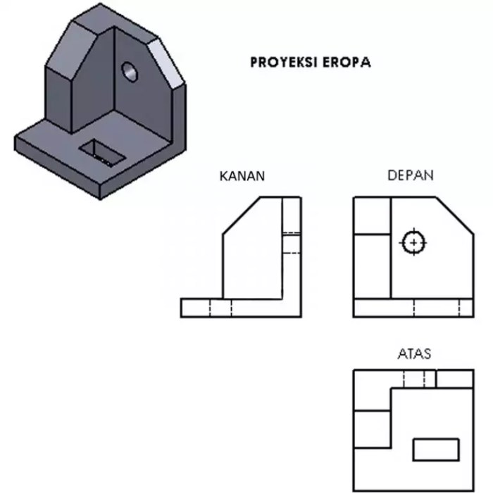 proyeksi amerika dan eropa