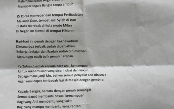 contoh puisi tentang korupsi terbaru