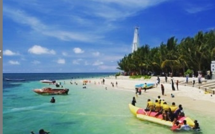 basah beras pulau timur bontang borneo cantik