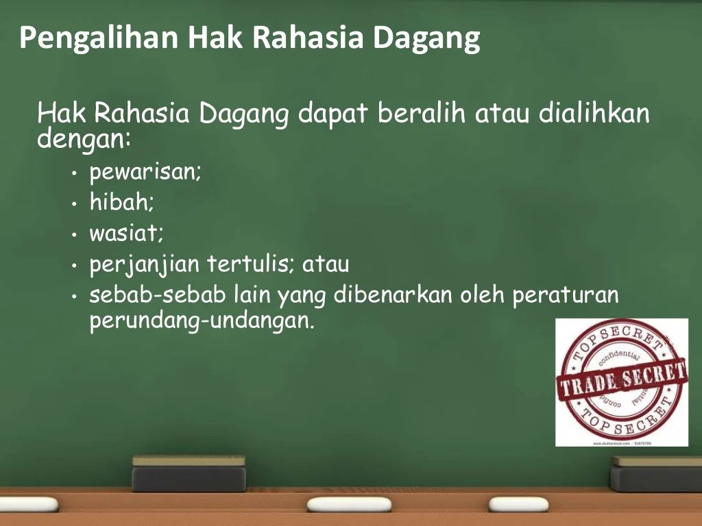 contoh kasus rahasia dagang