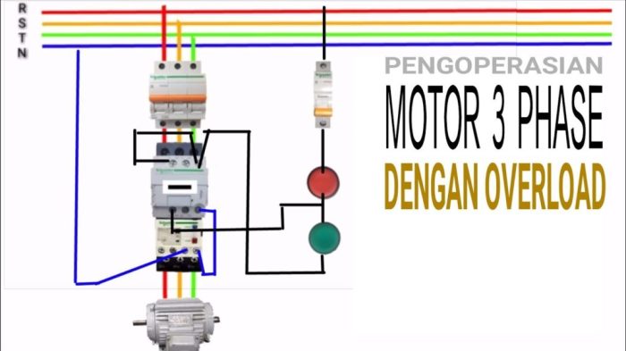 rangkaian motor bolak balik 3 phase terbaru