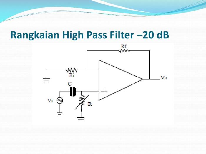 rangkaian high pass filter terbaru