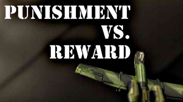 contoh reward dan punishment