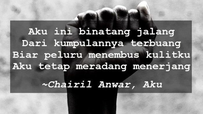 puisi sia sia chairil anwar