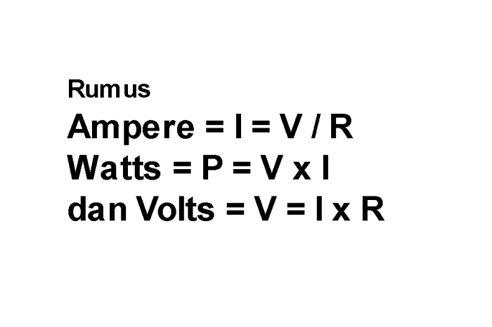 ampere listrik rumus daya menghitung ruang anda induksi phas