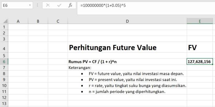 contoh soal future value